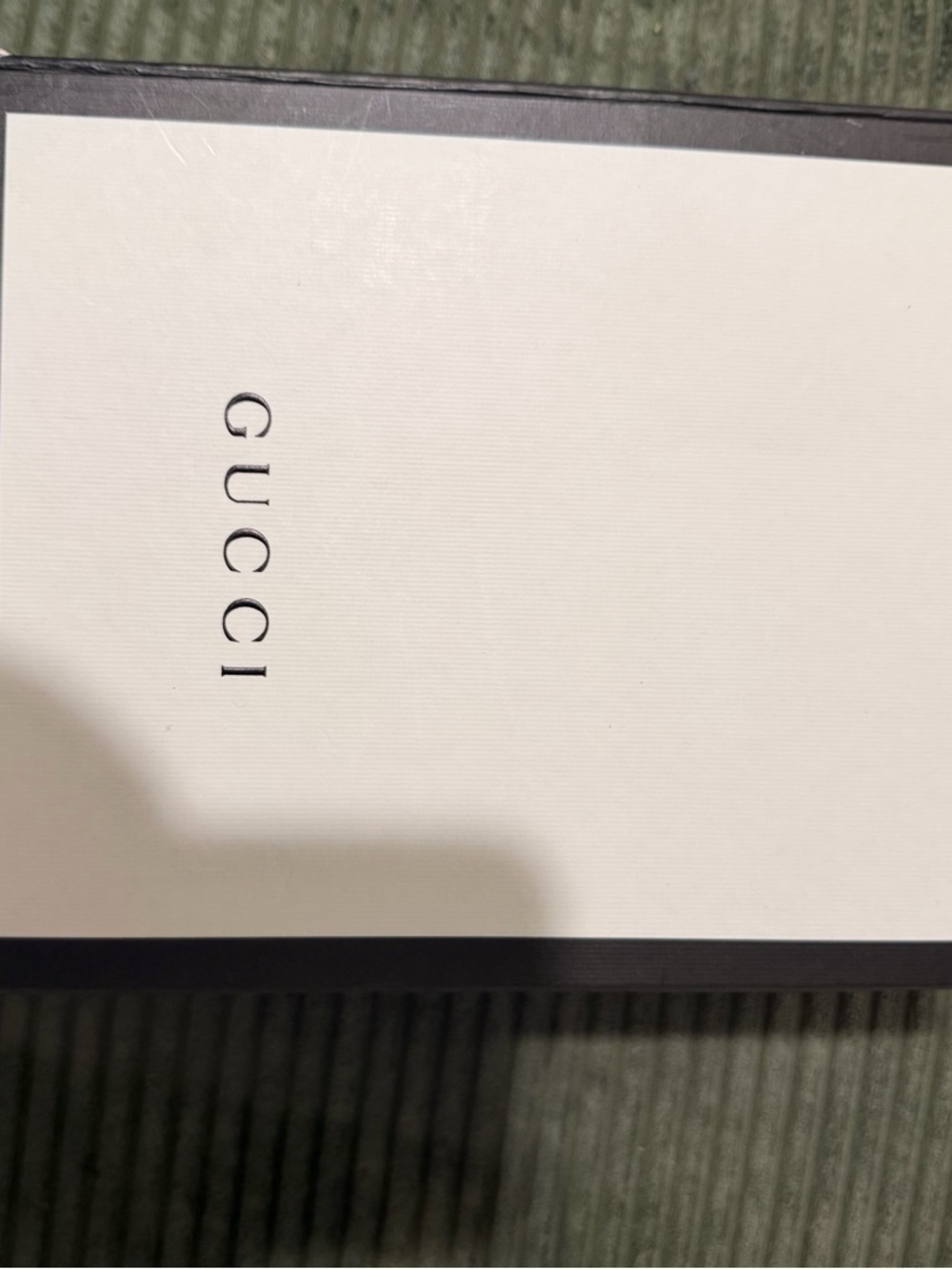 Gucci Black Cap with Red Patch and Gold Logo - Picture 4 of 4